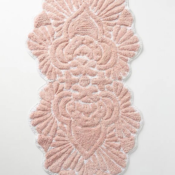 Riviera Bath Mat by Anthropologie Pink - never used - Picture 1 of 8